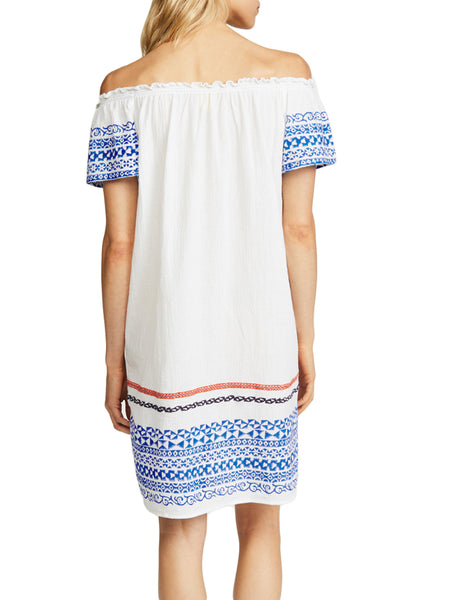 ROBERTA ROLLER RABBIT Women's Blue Athena Gaetana Dress $145 NEW