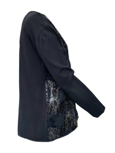 Marina Rinaldi Women's Black Aurora Knitted Sweater Size XXL NWT