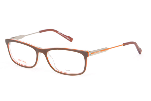 BOSS ORANGE Rectangular Eyeglass Frames 57mm B0230 $260 NEW
