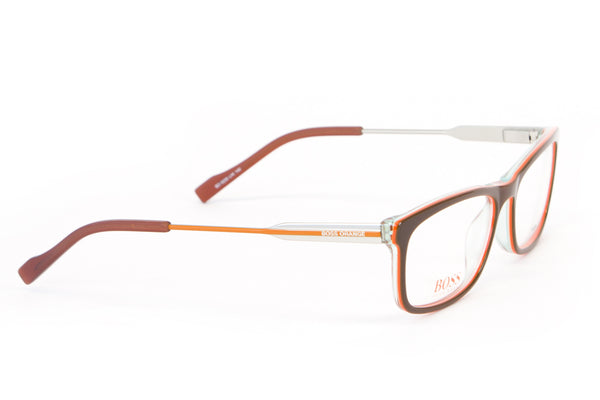 BOSS ORANGE Rectangular Eyeglass Frames 57mm B0230 $260 NEW