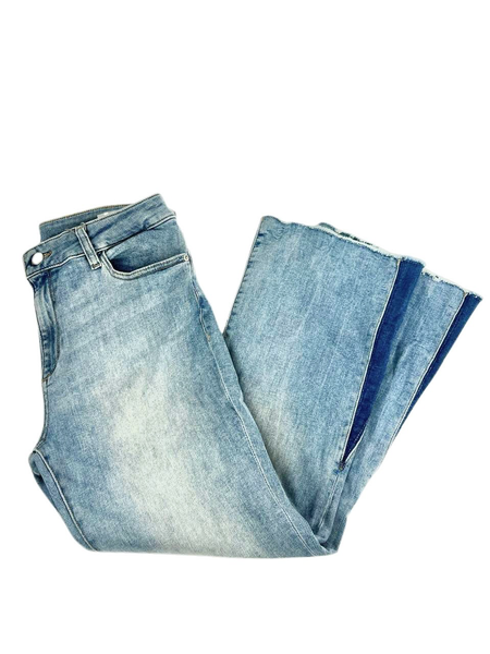 DL1961 Women's Milton Bridget Cropped Mid Rise Insculpt Boot Jeans Size 27 NWT