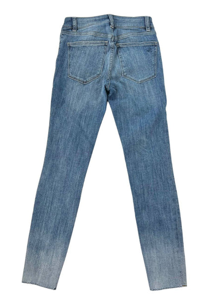 DL1961 Women's Logan Florence Cropped Mid Rise Instasculpt Skinny Jeans Size 24