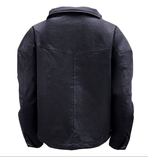 HoodLamb Women's Black Oversized Short Natural Hemp Jacket 420 NWT