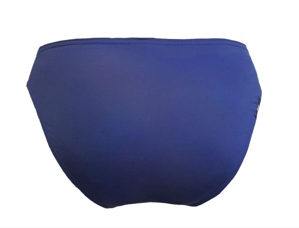 JAG Women's Blue Classic Shape Mid Rise Swim Bikini Bottoms #6001 NWT