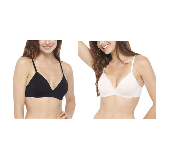 BeMe NYC Women's Essensuals Wire-Free Lt Push Up Bra BMED04 $43 NWT