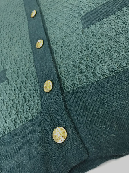 BOAST Women's Sea Pine Crewneck Cardigan Sweater $175 NEW