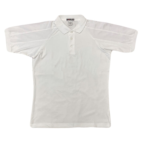 BOAST Men's White Panelled Sleeve Polo 153104003 $85 NEW