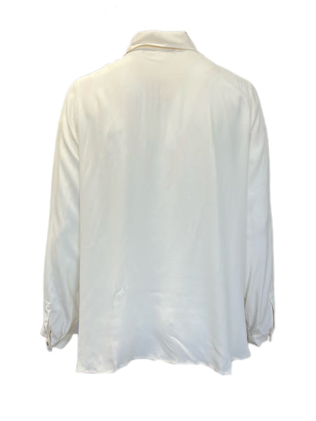 MARINA RINALDI Women's Bacheca Button Up Blouse $300 NWT