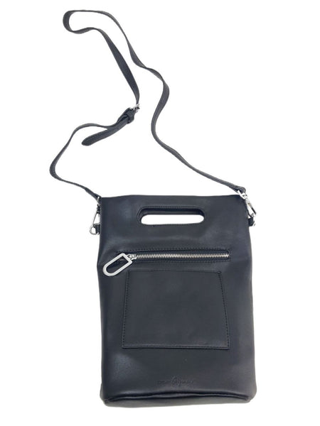 URBAN ORIGINALS Women's Black Vegan Leather Bucket Bag #BC1 One Size NWT