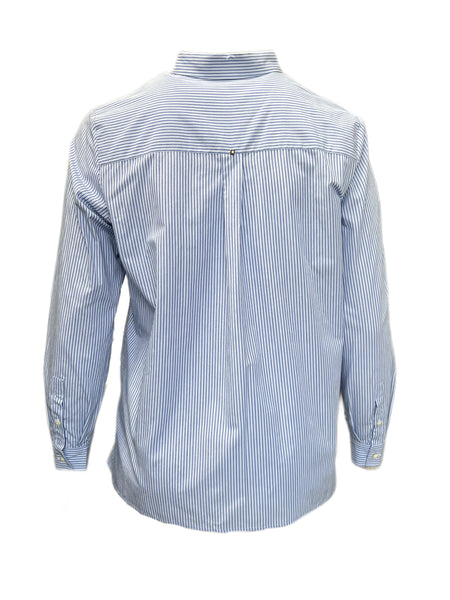 Marina Rinaldi Women's Blue Badiana Cotton Shirt Size 14W/23 NWT