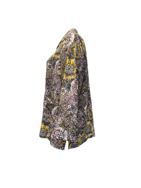 Marina Rinaldi Women's Multicolor Bagatto Button Down Shirt NWT