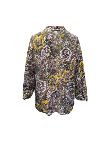 Marina Rinaldi Women's Multicolor Bagatto Button Down Shirt NWT