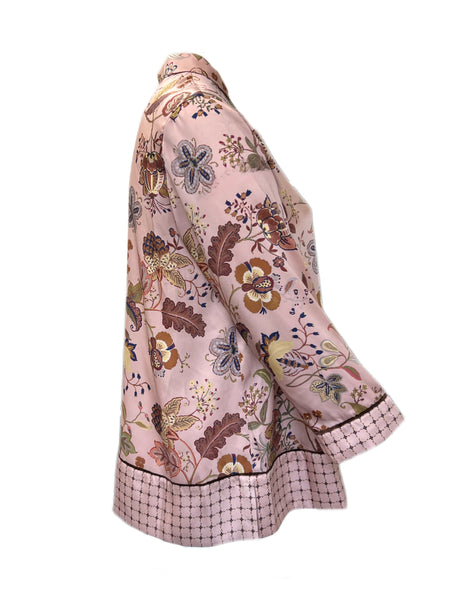 Marina Rinaldi Women's Pink Baghdad Button Down Shirt Size 14W/23 NWT