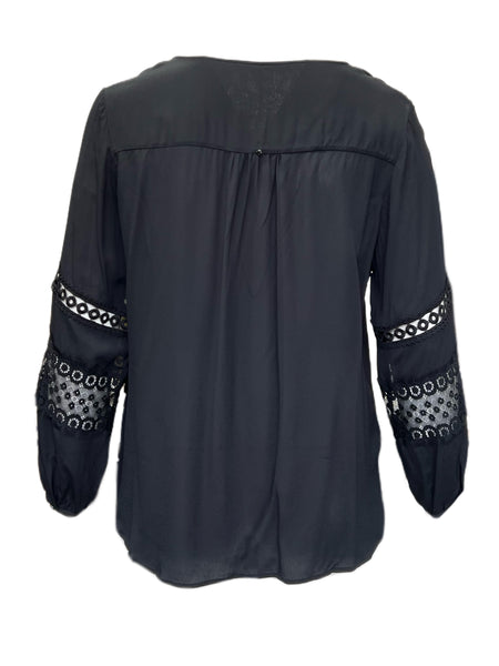 Marina Rinaldi Women's Black Baghera Viscose Top NWT