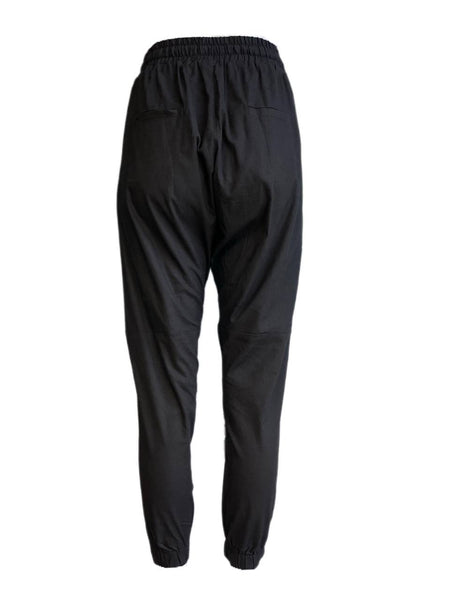 LOST IN LUNAR Women's Black Bailey Drawstring Pants Size S NWT