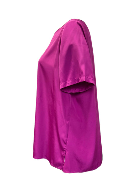 Marina Rinaldi Women's Pink Ballo Pullover Blouse NWT