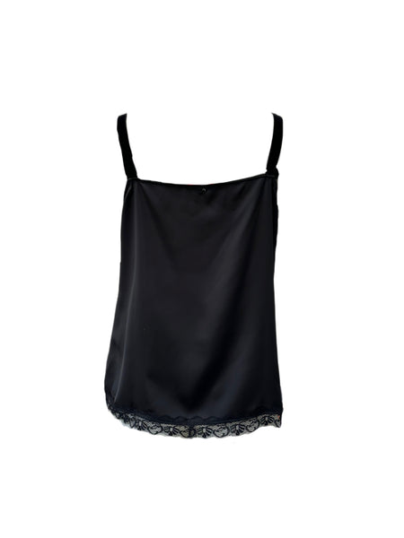 Marina Rinaldi Women's Black Bambino Pullover Tank NWT