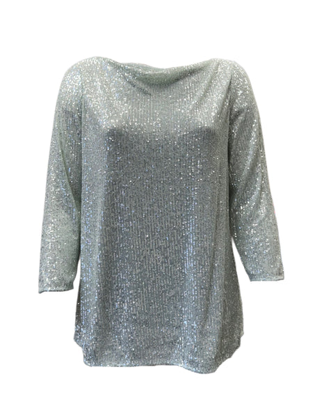 Marina Rinaldi Women's Green Bambola Pullover Blouse NWT