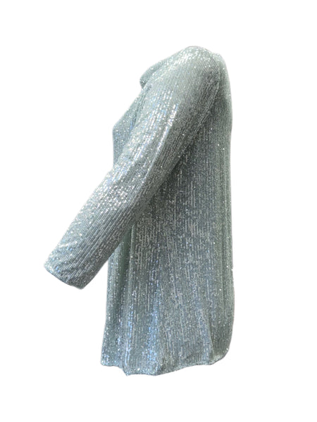 Marina Rinaldi Women's Green Bambola Pullover Blouse NWT