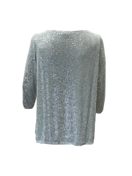 Marina Rinaldi Women's Green Bambola Pullover Blouse NWT