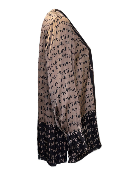Marina Rinaldi Women's Camel Bamby Viscose Blouse NWT