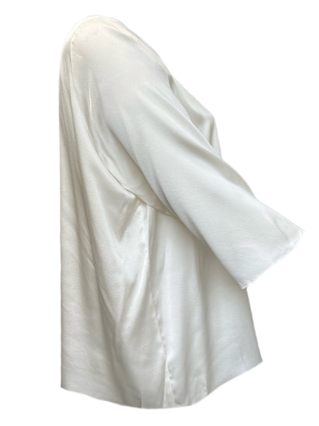 Marina Rinaldi Women's White Bamby Pullover Blouse NWT