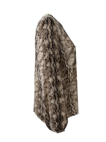 Marina Rinaldi Women's Beige Banjo Pullover Blouse NWT