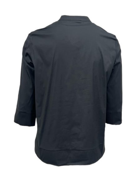 Marina Rinaldi Women's Black Barbareasy Button Down Shirt Size 14W/23 NWT