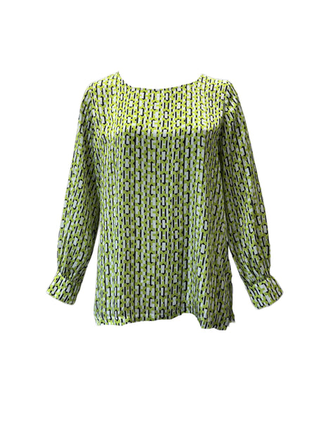Marina Rinaldi Women's Green Barolo Pullover Blouse NWT