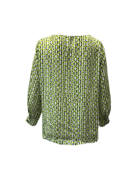 Marina Rinaldi Women's Green Barolo Pullover Blouse NWT