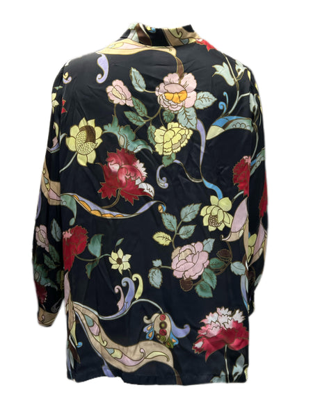Marina Rinaldi Women's Nero Barone Printed Button Down Shirt