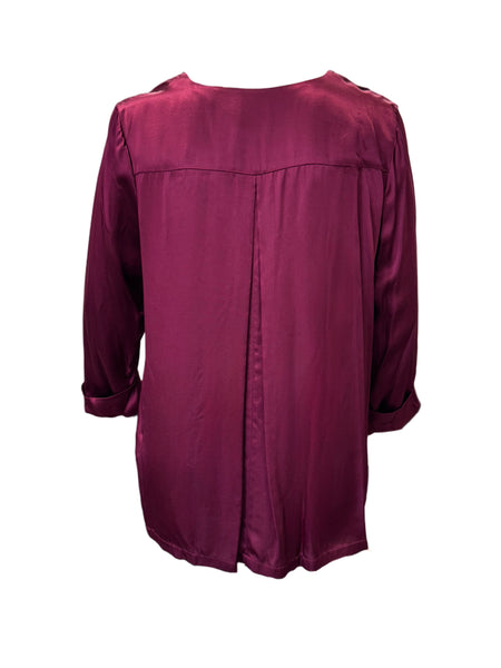 Marina Rinaldi Women's Red Base Pullover Blouse NWT