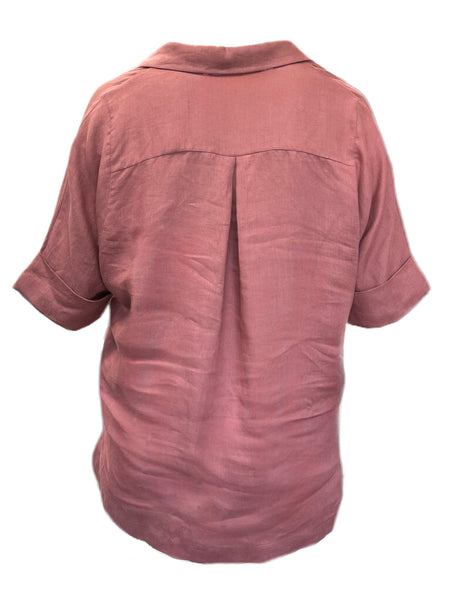 Marina Rinaldi Women's Bordaux Basilica Button Down Shirt Dress Size 12W/21