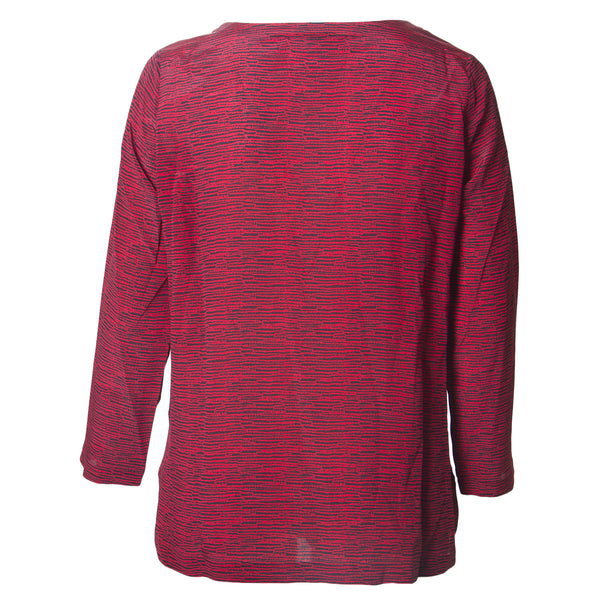 MARINA RINALDI Women's Batavia Pure Silk Printed Blouse $670 NWT