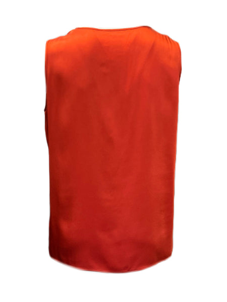 Marina Rinaldi Women's Red Battito Sleveless Tank Top Size 16W/25 NWT