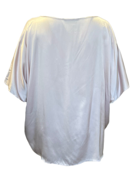 Marina Rinaldi Women's Pink Bavarese Pullover Blouse NWT