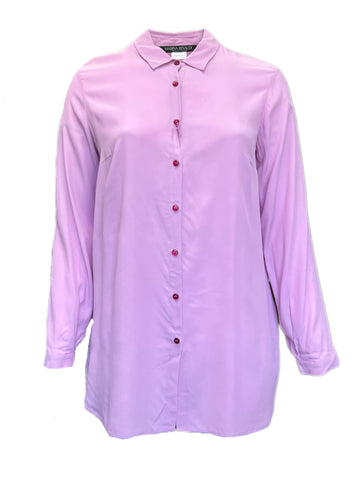 Marina Rinaldi Women's Pink Beato Button Down Shirt NWT