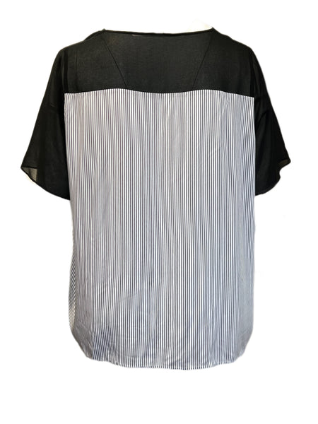 Marina Rinaldi Women's Ivory Beauty Pullover T-Shirt NWT