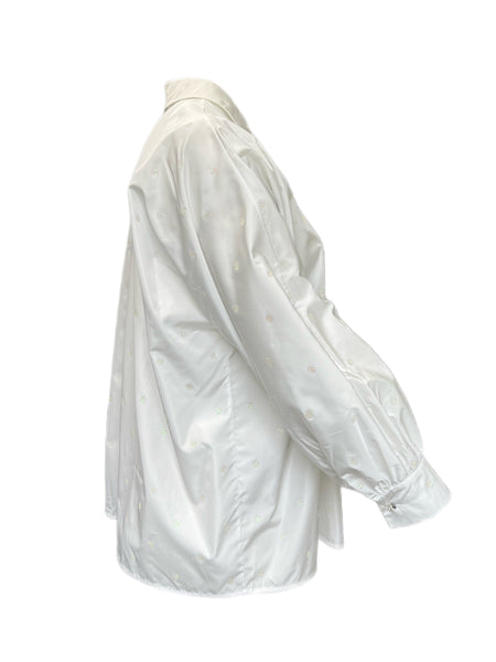 Marina Rinaldi Women's White Bebop Button Down Shirt Size 16W/25 NWT