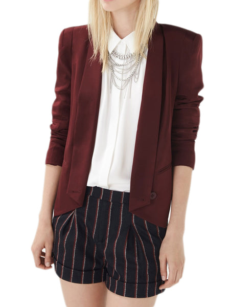 REBECCA MINKOFF Women's Oxblood Becky Jacket $328 NWT