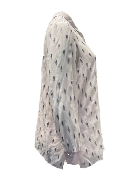 Marina Rinaldi Women's Pink Benefico Button Down Shirt NWT