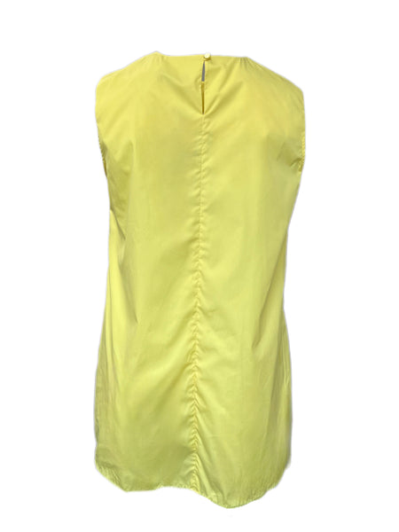 Marina Rinaldi Women's Yellow Benny Sleeveless Cotton Top Size 12W/21