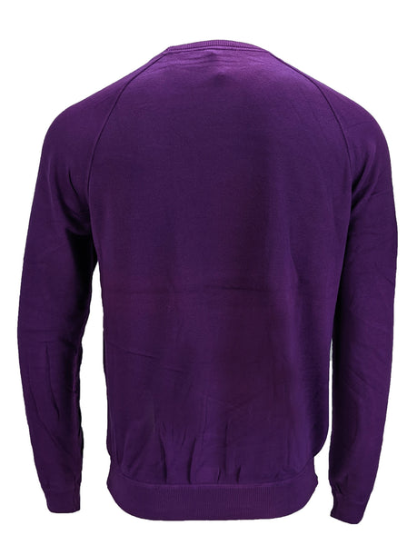 Benson Men's Purple Crew Neck Lightweight Sweater SC01 NWT