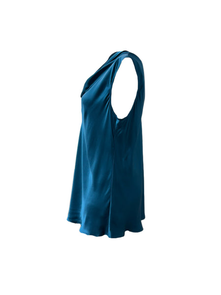 Marina Rinaldi Women's Blue Berlino Sleeveless Pullover Blouse NWT