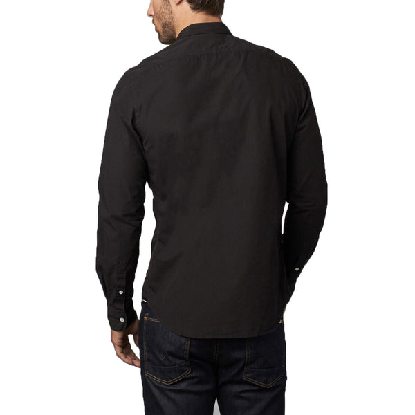 BESPOKEN NYC Men's Black Sanford Long Sleeve Shirt 001001 $225 NWT