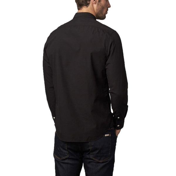 BESPOKEN Men's Black Lennox Long Sleeve Shirt 002001 $225 NWT