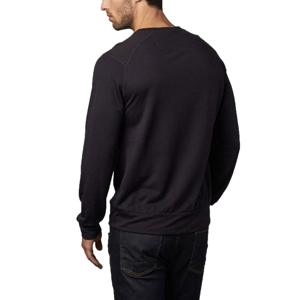 BESPOKEN Men's Dark Navy Fatigue Crewneck Sweatshirt MKN03102 $185 NWT