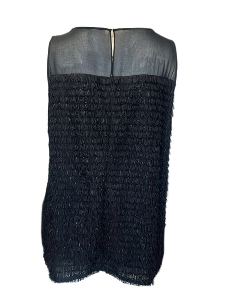 Marina Rinaldi Women's Black Bilbao Pullover Blouse NWT