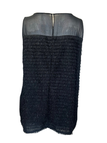 Marina Rinaldi Women's Black Bilbao Pullover Blouse NWT
