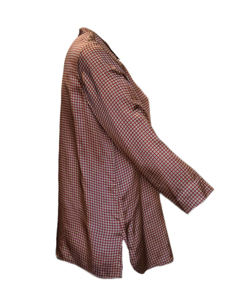Marina Rinaldi Women's Brown Bilia Button Down Shirt NWT